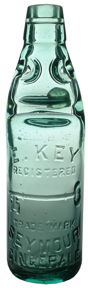 Key Seymour Gingerale Codd Marble Bottle