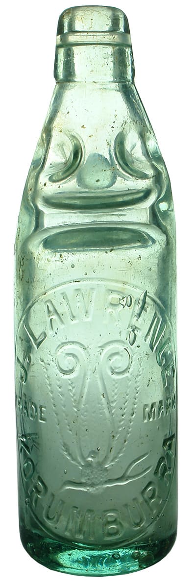 Lawrence Korumburra Codd Marble Bottle