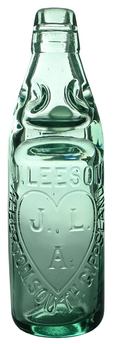 Leeson Alberton South Gippsland Codd Marble Bottle