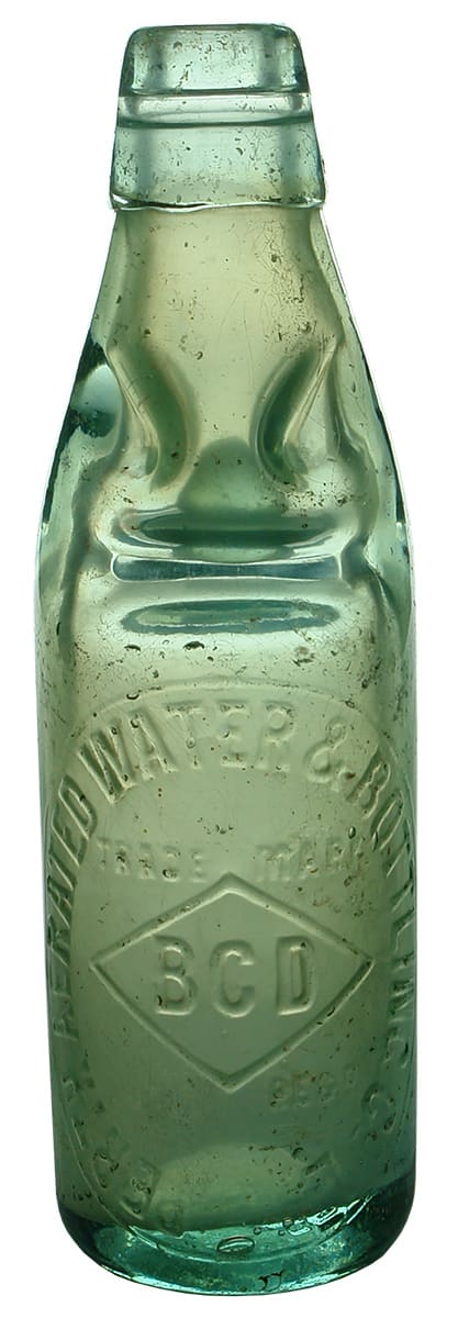 Perth Aerated Water Codd Marble Bottle