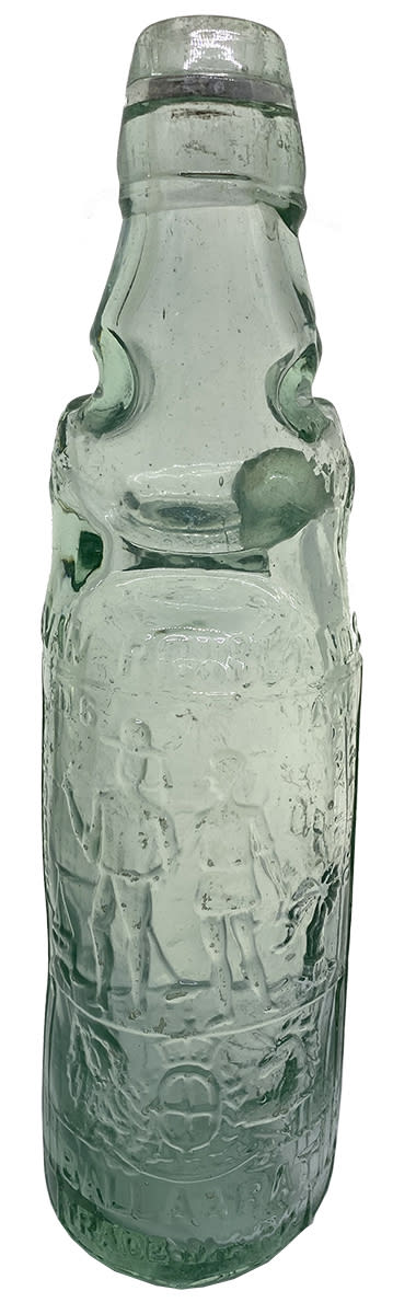 Rowlands Ballarat Melbourne Reliance Patent Codd Marble Bottle