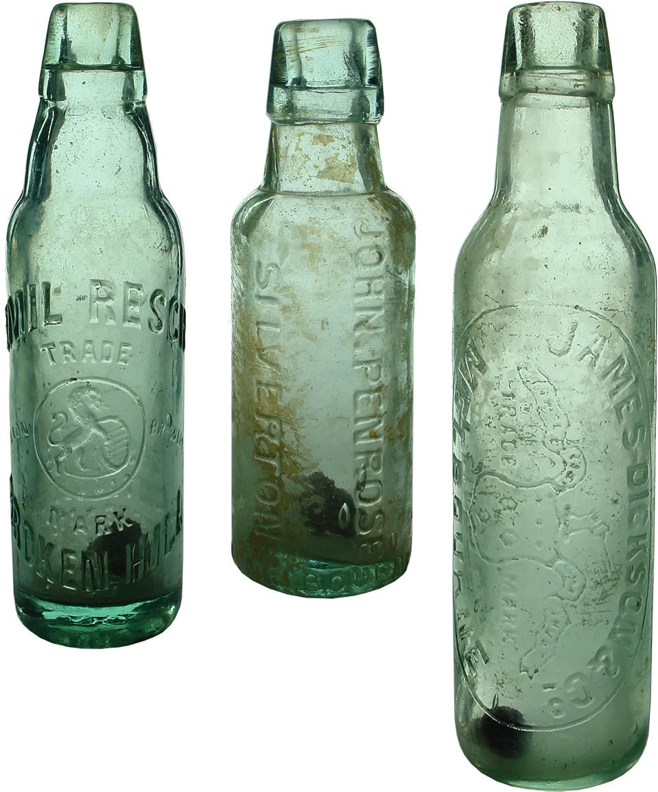 Old Antique Lamont type Bottles