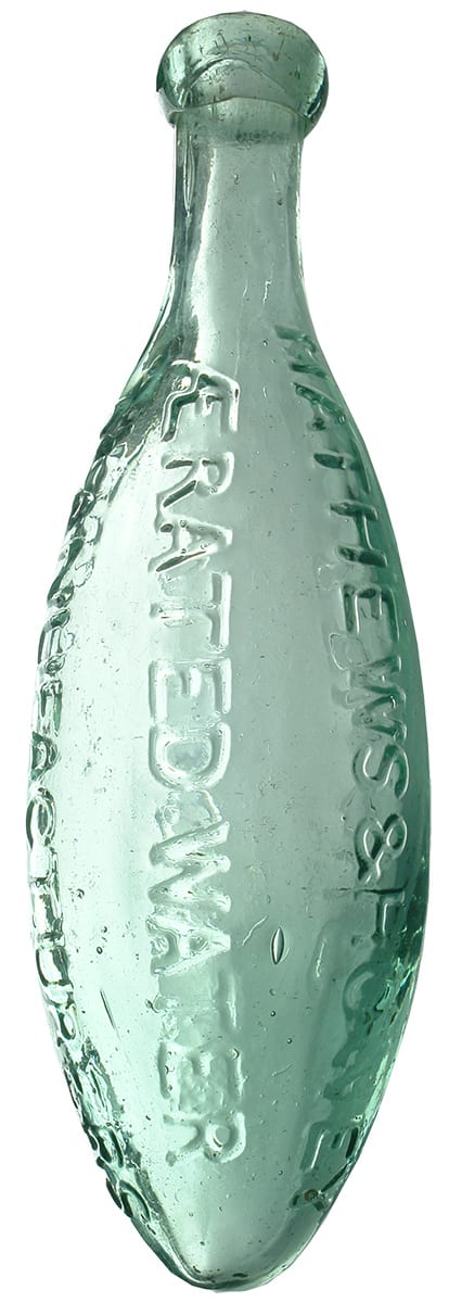 Mathews Howey Geelong Antique Torpedo Bottle