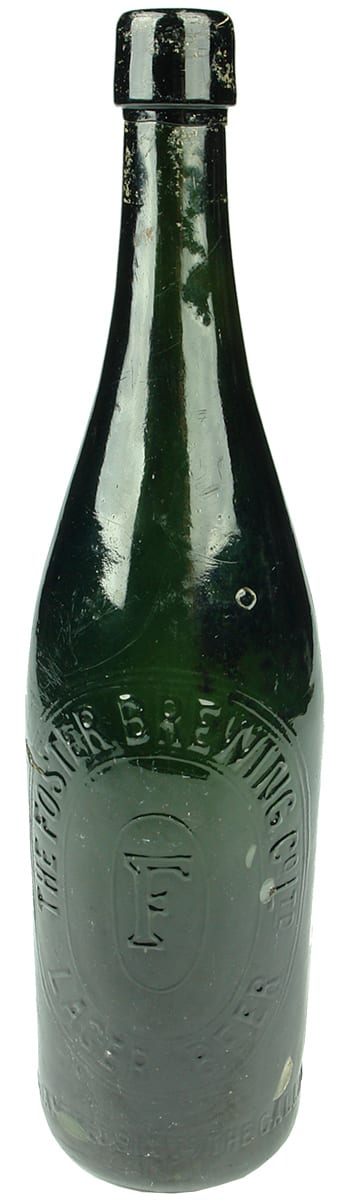 Foster Brewing Lager Beer Antique Beer Bottle