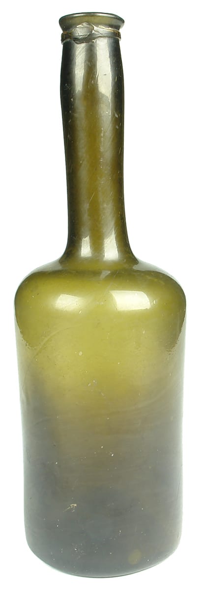 Old Dutch Black Glass Bottle