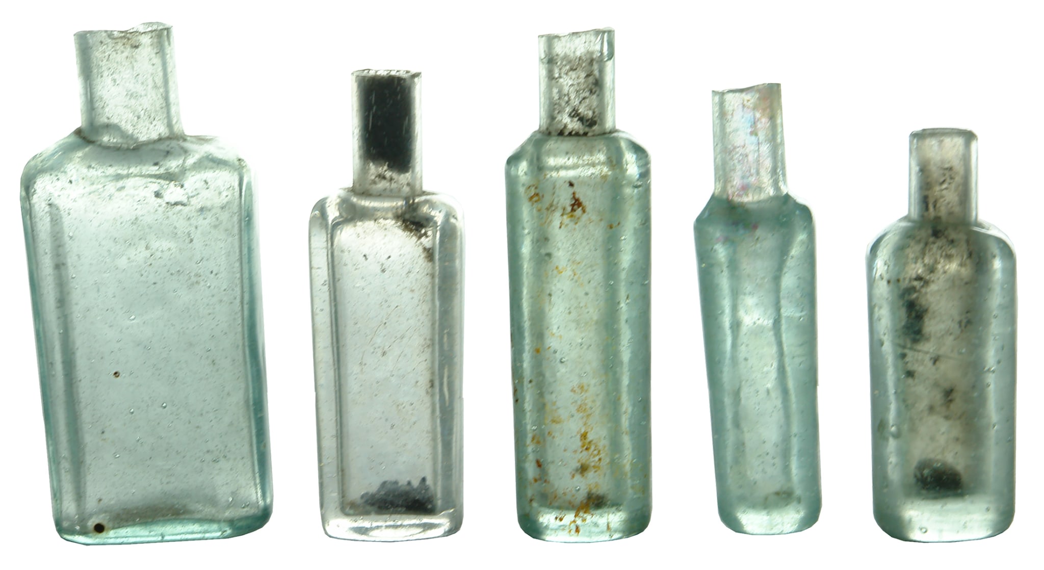 Chinese Opium Essence Glass Bottles