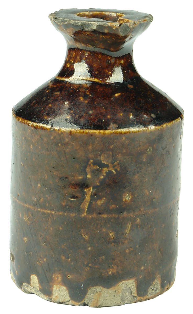Antique Chinese Ceramic Ink Bottle