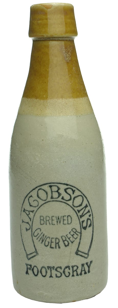Jacobsons Footscray Ginger Beer Bottle