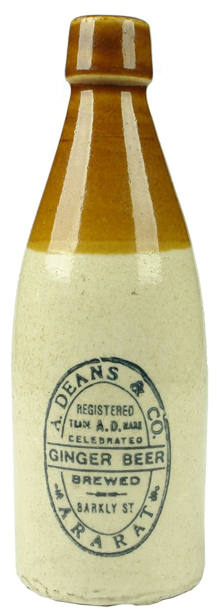 Deans Ararat Ginger Beer Bottle