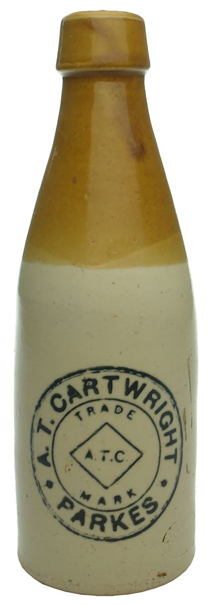 Cartwright Parkes Ginger Beer Bottle