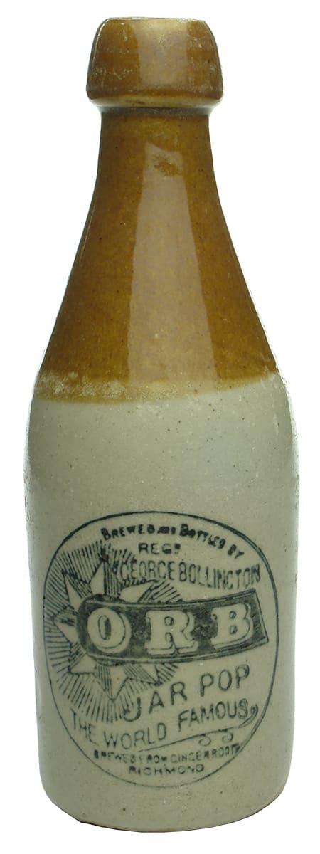 Bollington Orb World Famous Richmond Ginger Beer Bottle