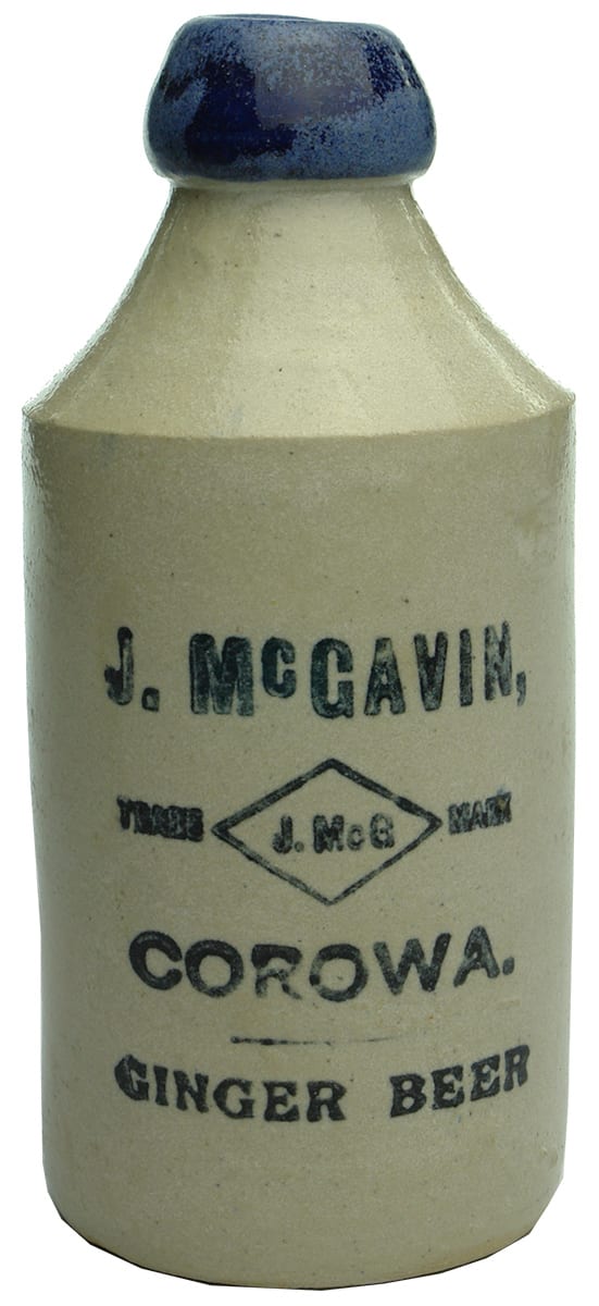 McGavin Corowa Ginger Beer Bottle