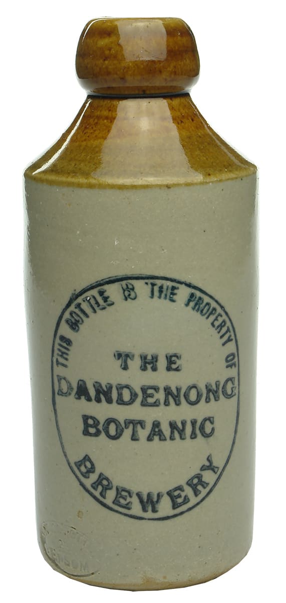 Dandenong Botanic Brewery Ginger Beer Bottle