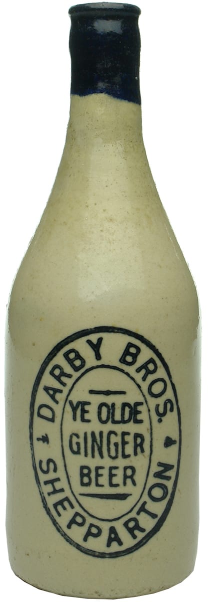 Darby Bros Ye Olde Ginger Beer Bottle Shepparton
