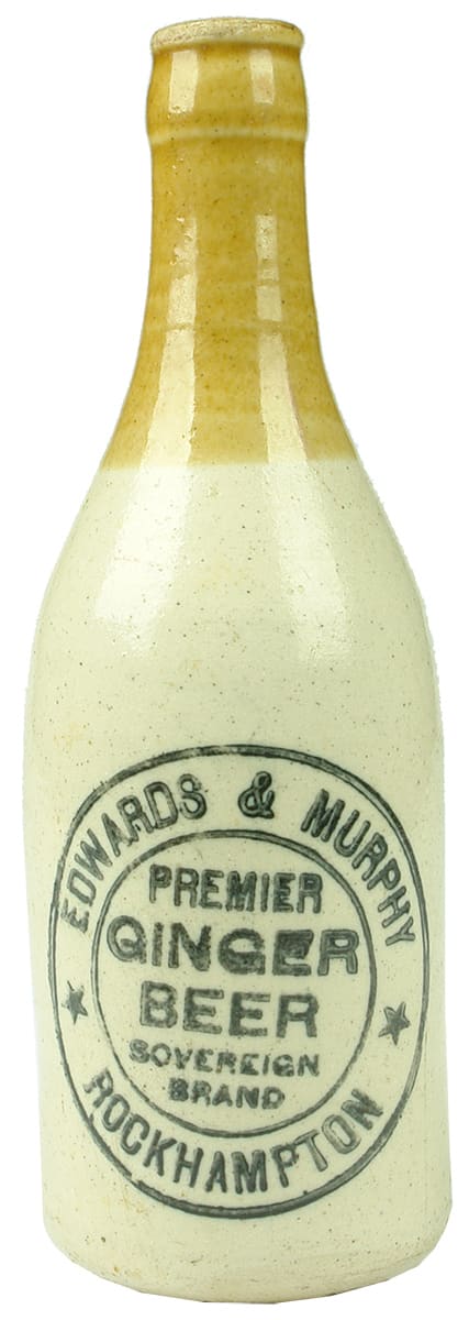 Edwards Murphy Premier Ginger Beer Bottle Rockhampton