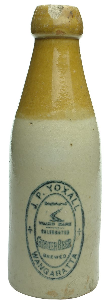 Yoxall Wangaratta Brewed Ginger Beer Bottle