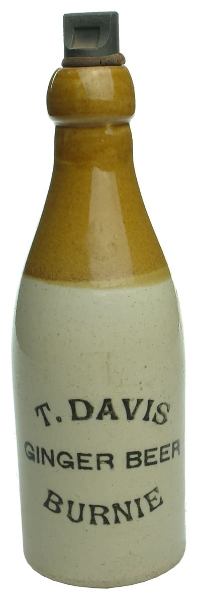 Davis Burnie Ginger Beer Bottle