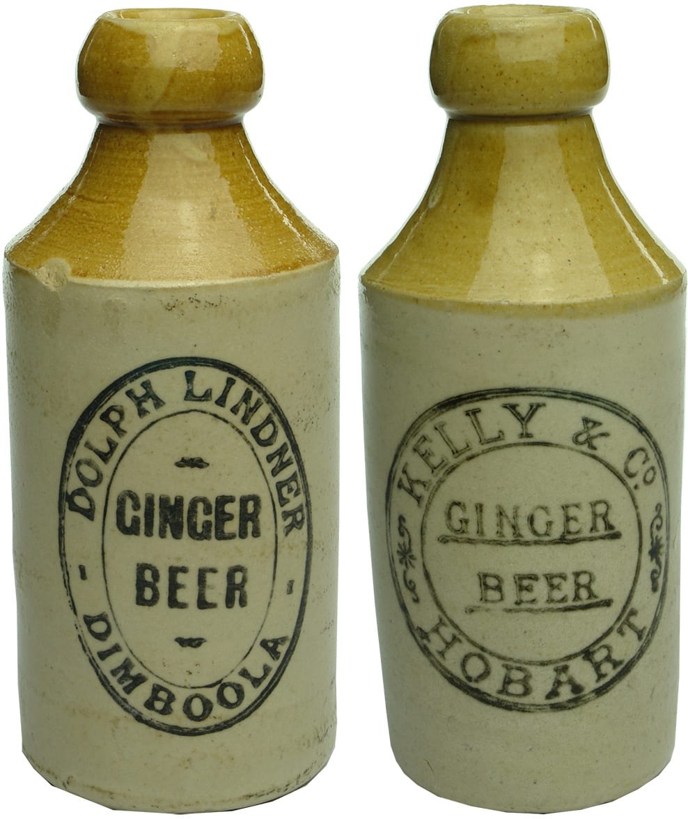 Old Antique Ginger Beer Bottles