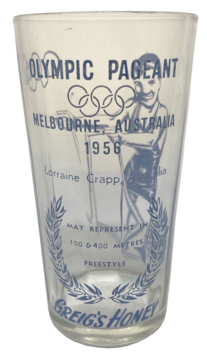 Olympic Pageant Lorraine Crapp Australia Greigs Honey Glass