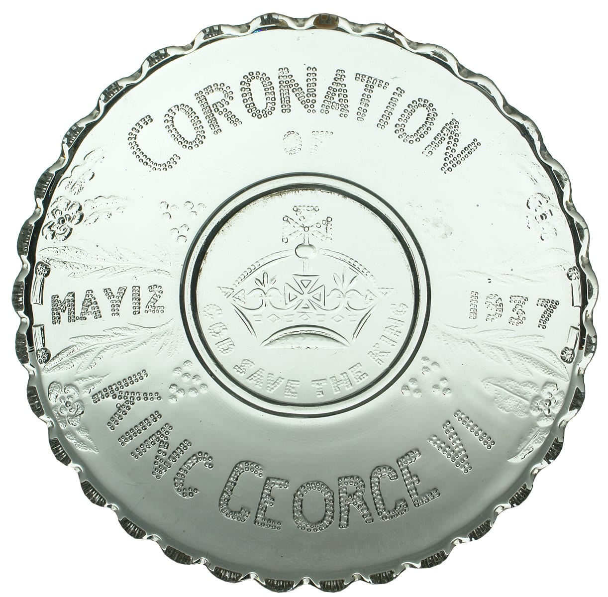 Coronation 1937 King George VI Plate