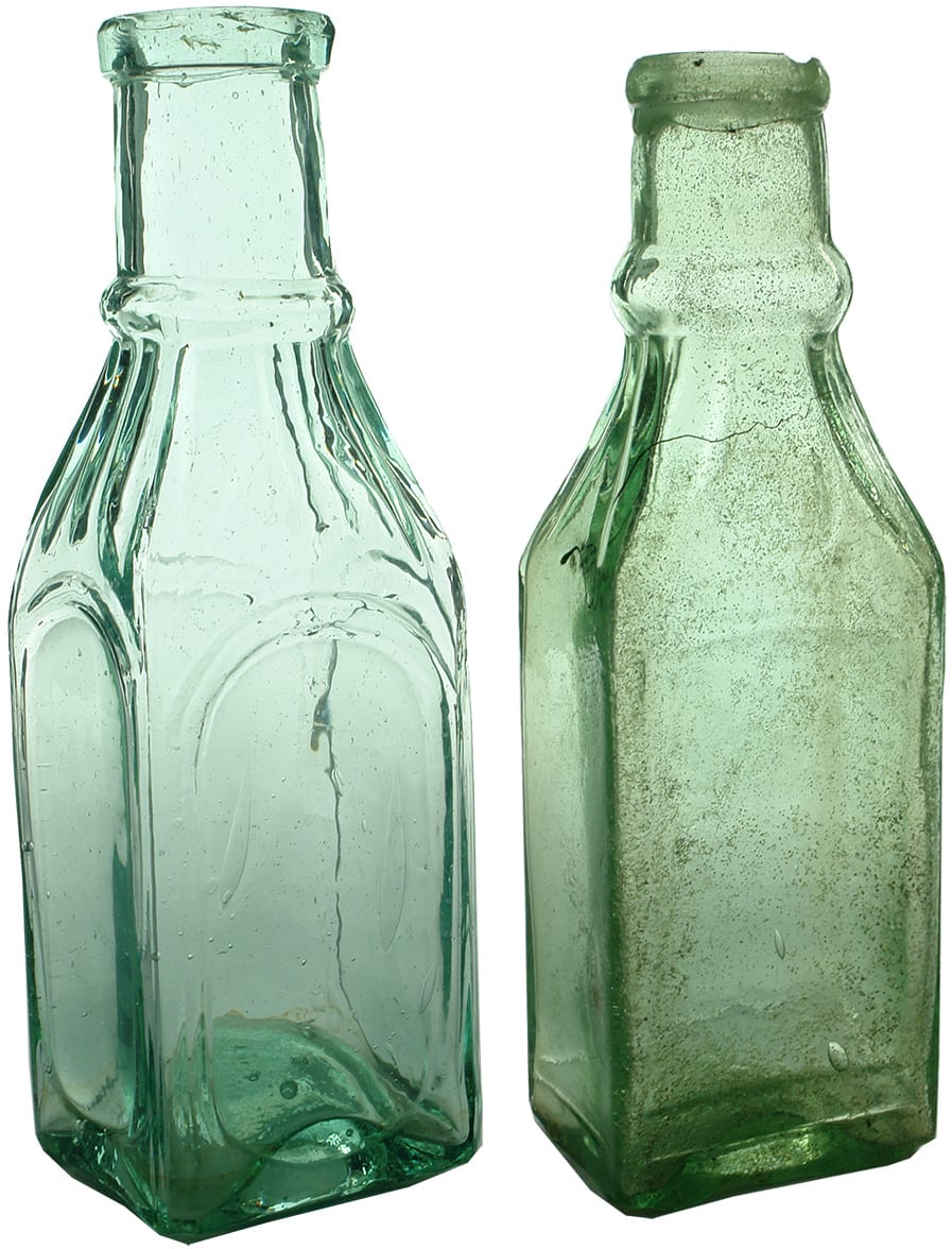 Antique Glass Goldfields Era Pickle Jars