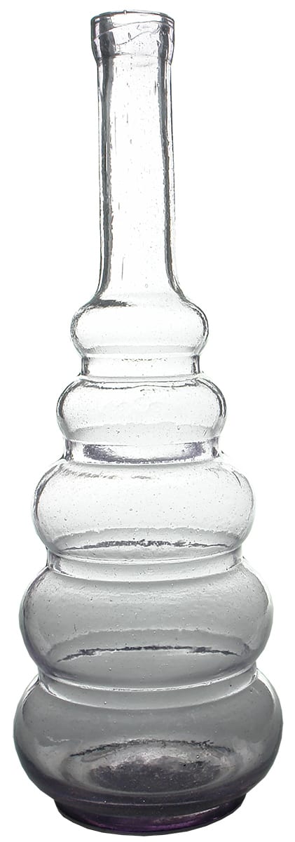 Beehive shaped Clear Pontil scar base