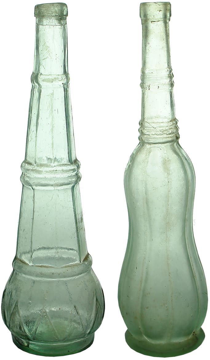 Antique Old Salad Oil Bottles