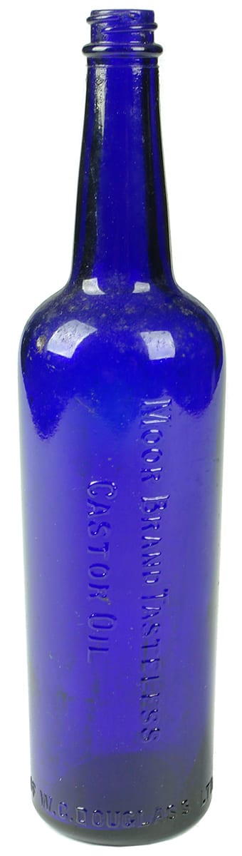 Moor Brand Tasteless Castor Oil Blue Bottle