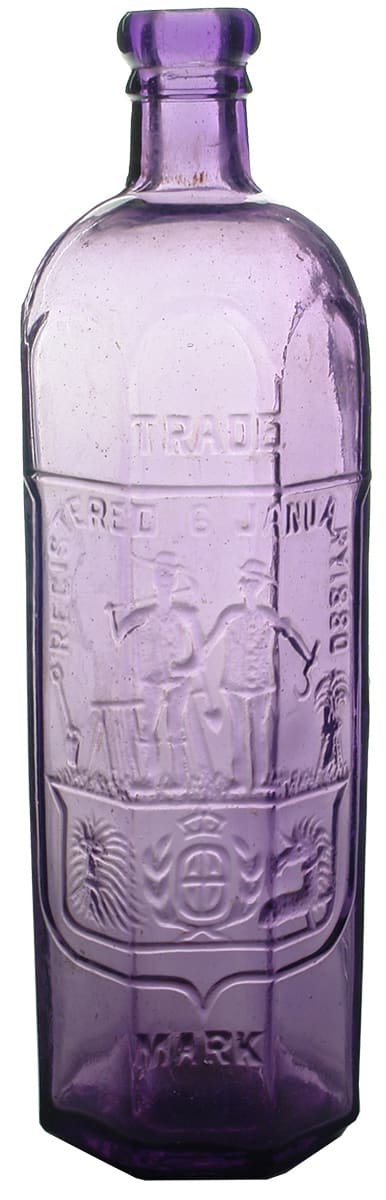 Rowlands Purple Cordial Bottle