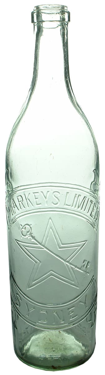 Starkeys Limited Sydney Star Key Cordial Bottle