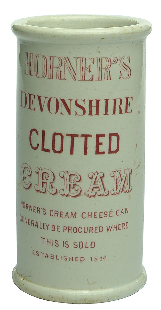 Horners Devonshire Clotted Cream Ceramic Jar