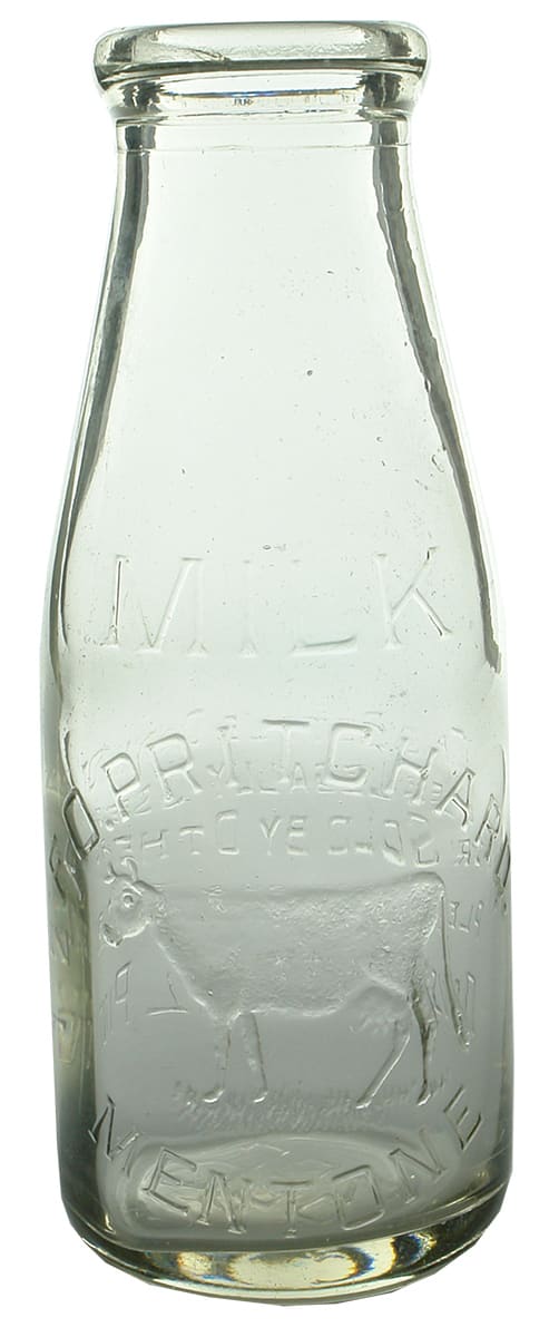 Pritchard Mentone Milk Bottle