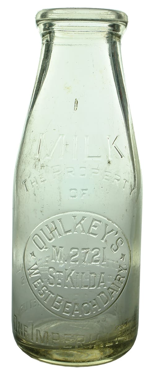 Quilkeys St Kilda West Beach Dairy Milk Bottle