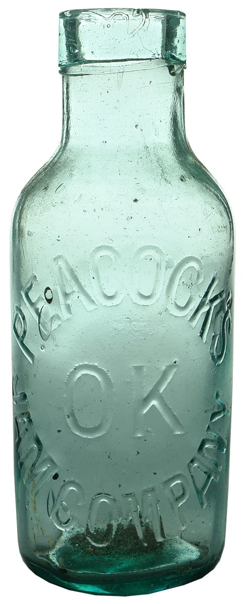 Peacocks OK Pickles Jar