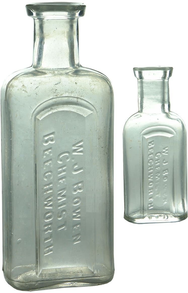 Bowen Chemist Beechworth Antique Bottles