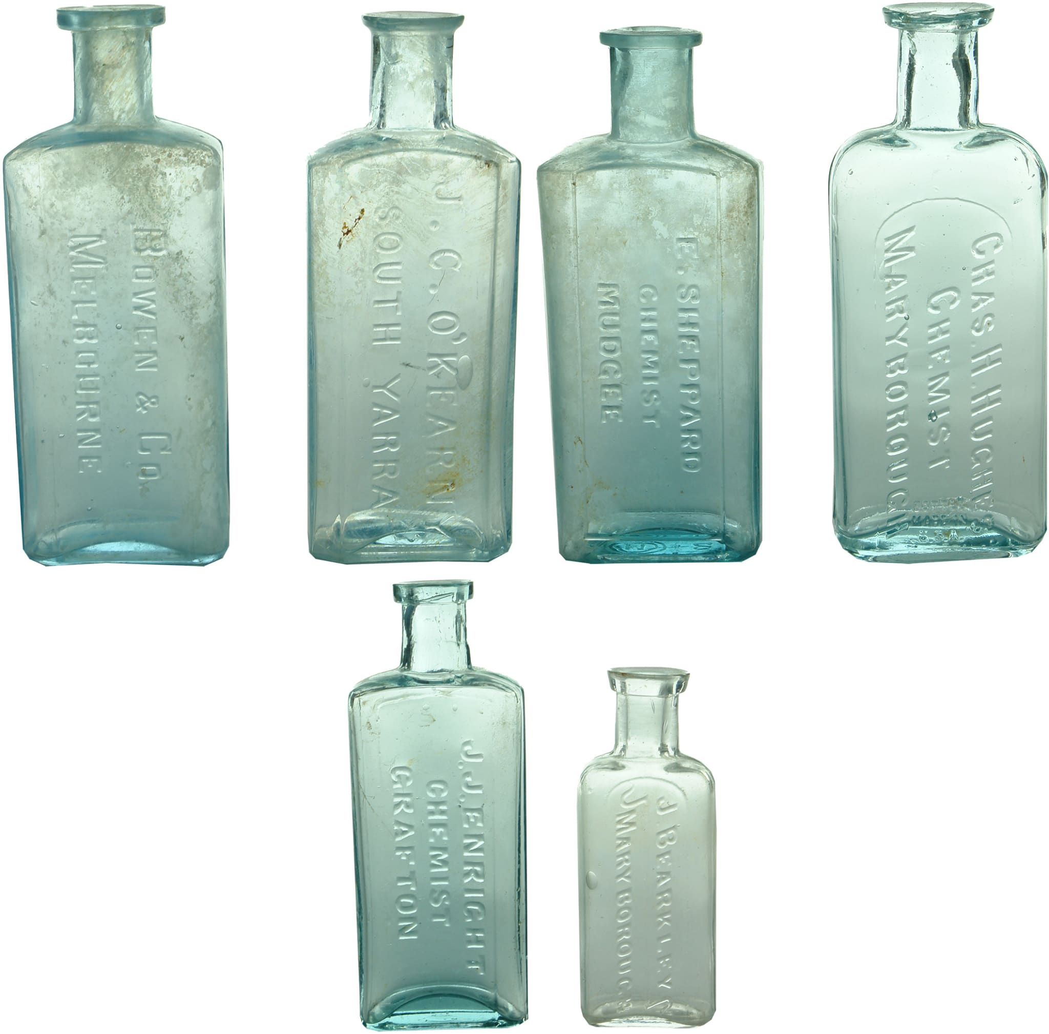 Old Chemist Pharmacy Bottles