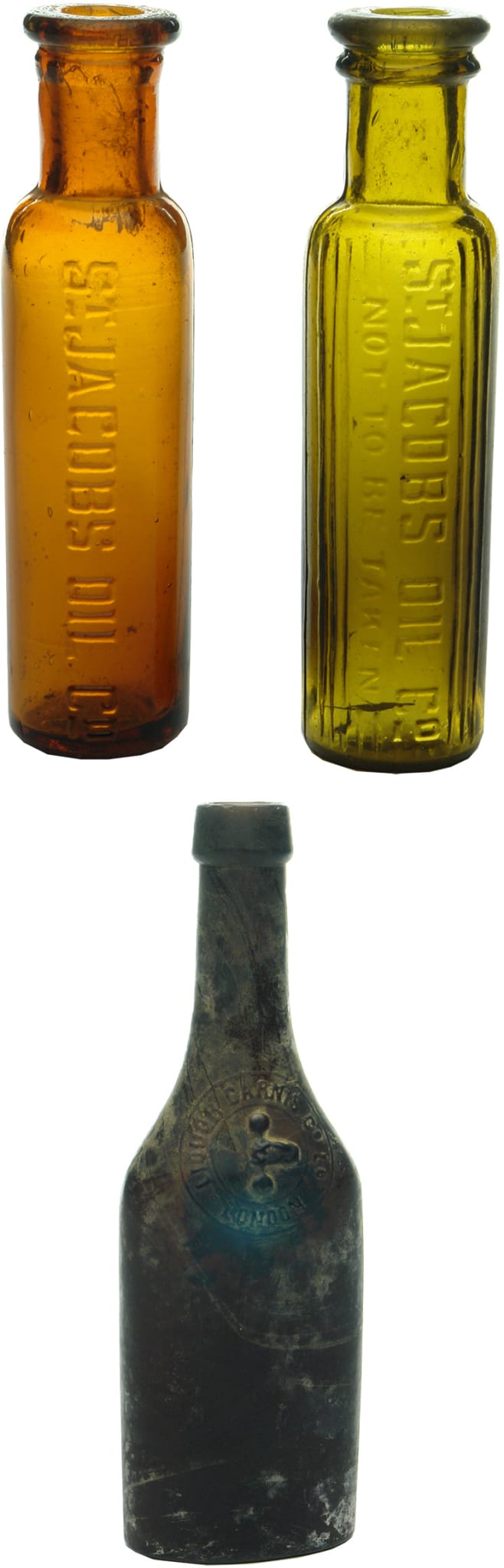 Old Cure Medicine Bottles