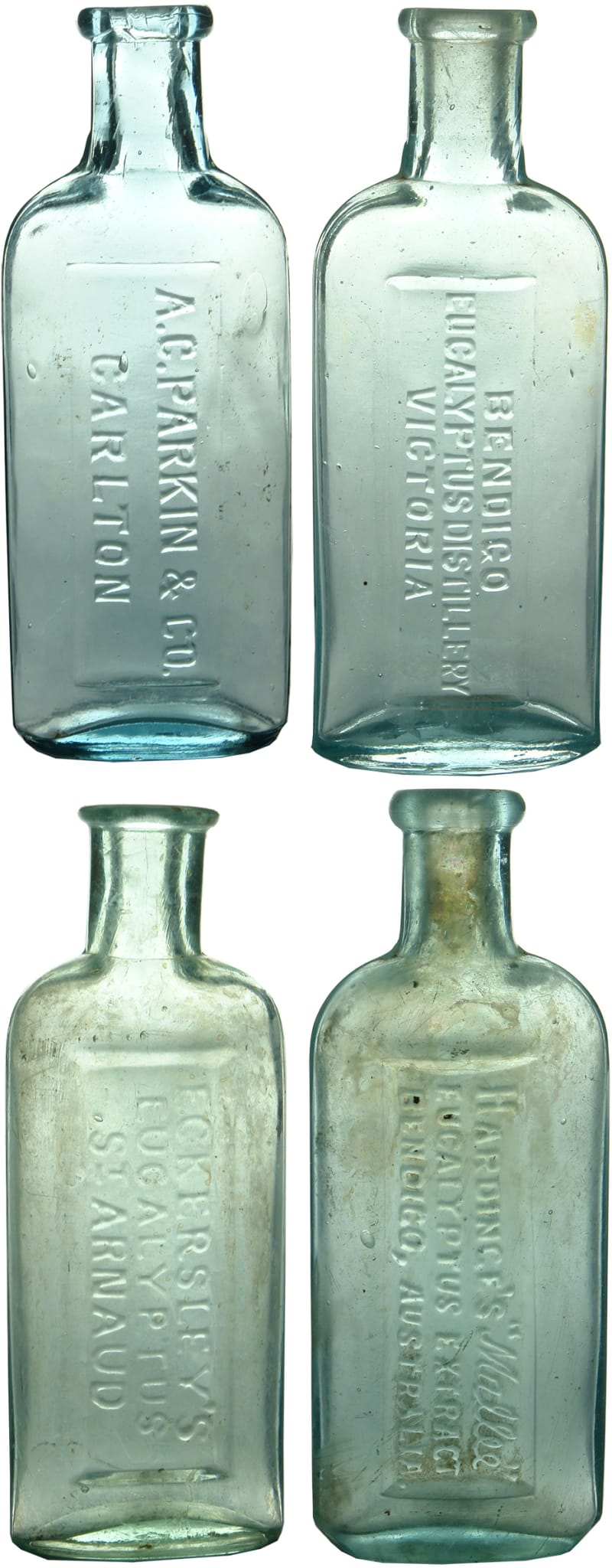 Old Antique Eucalyptus Oil Bottles