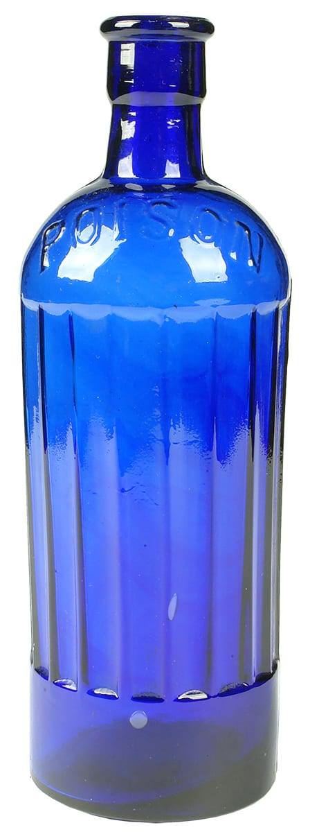 Poison Cobalt Blue Bottle