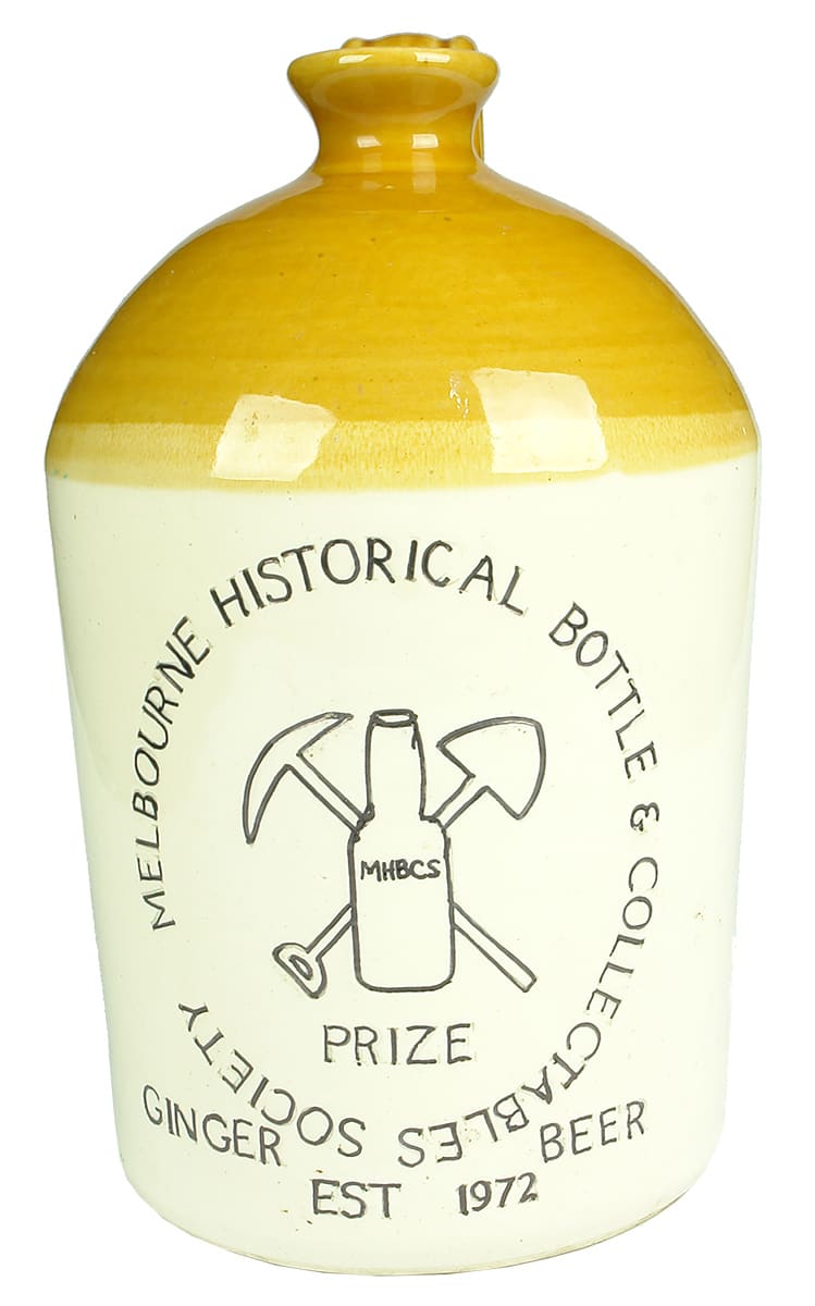 Melbourne Historical Bottle Collectables Society Bendigo Pottery Trophy