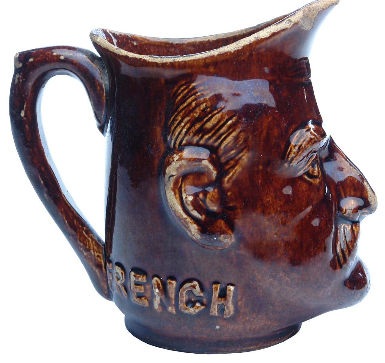 Sir John French Bendigo Pottery Face Jug