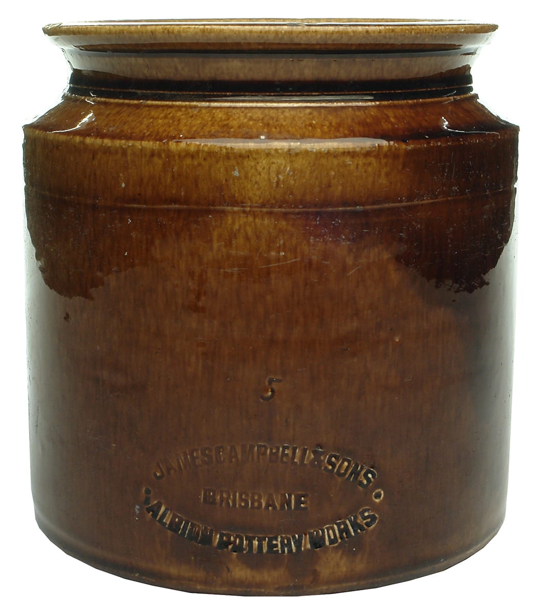 James Campbell Albion Pottery Brisbane Jar
