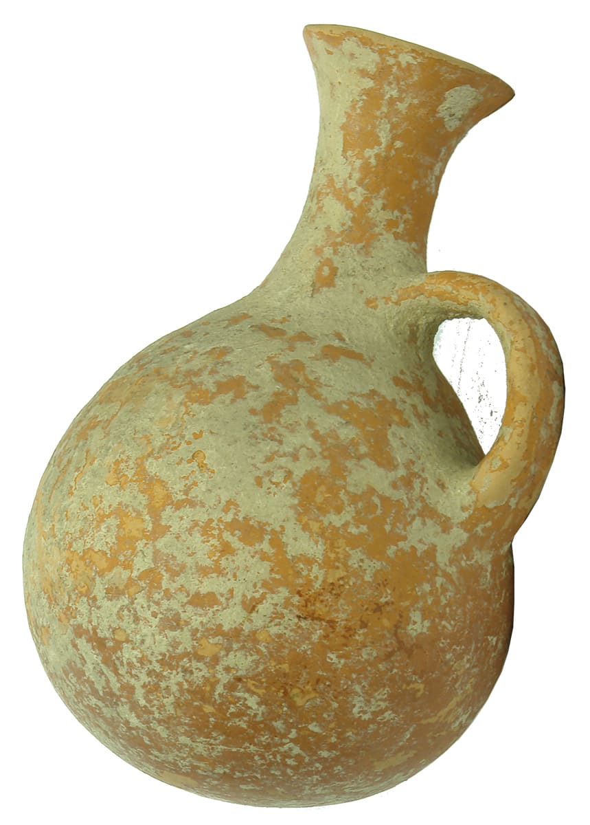 Roman Earthenware round based bottle