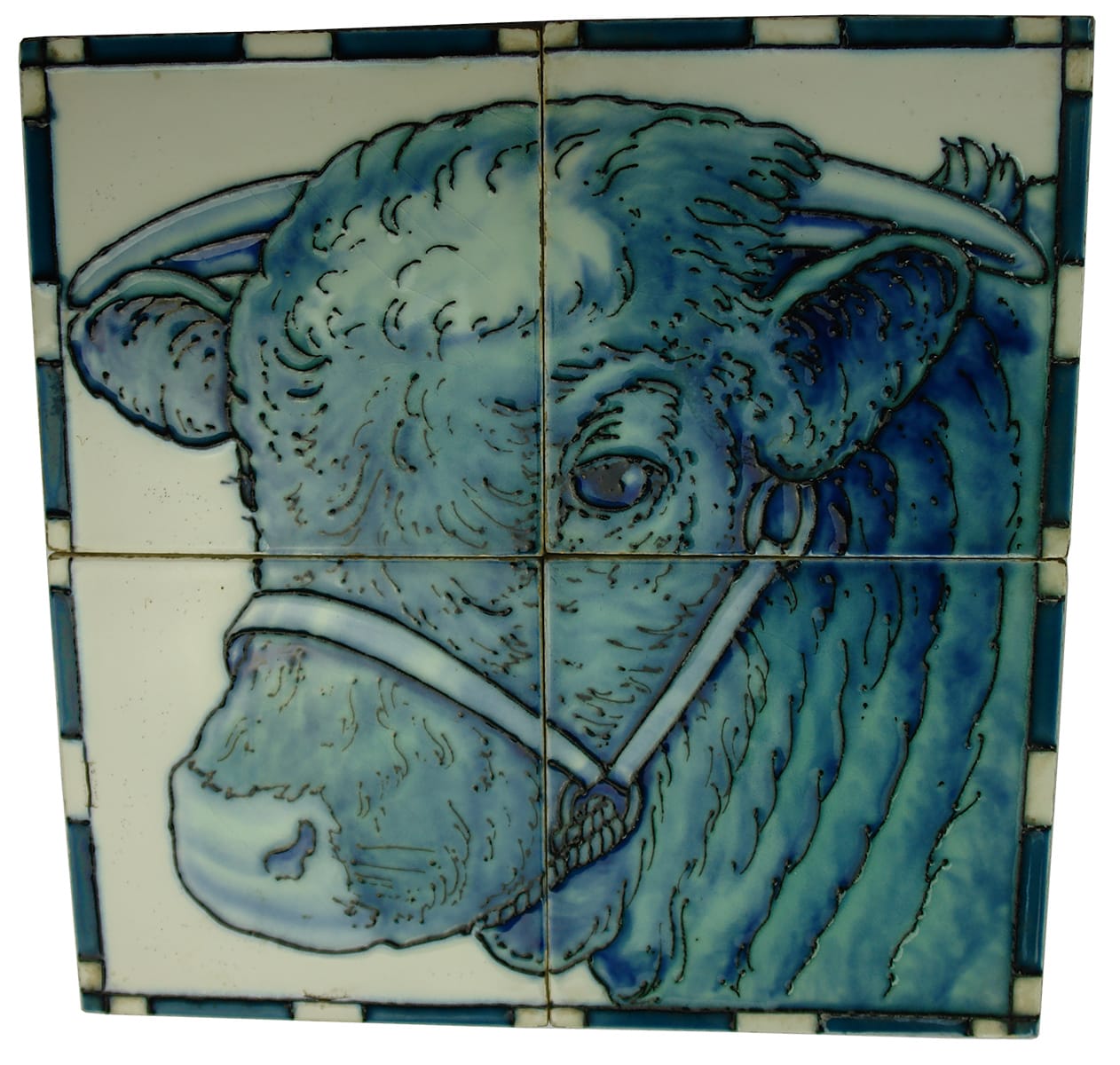 Decorative Bulls Head Tiles