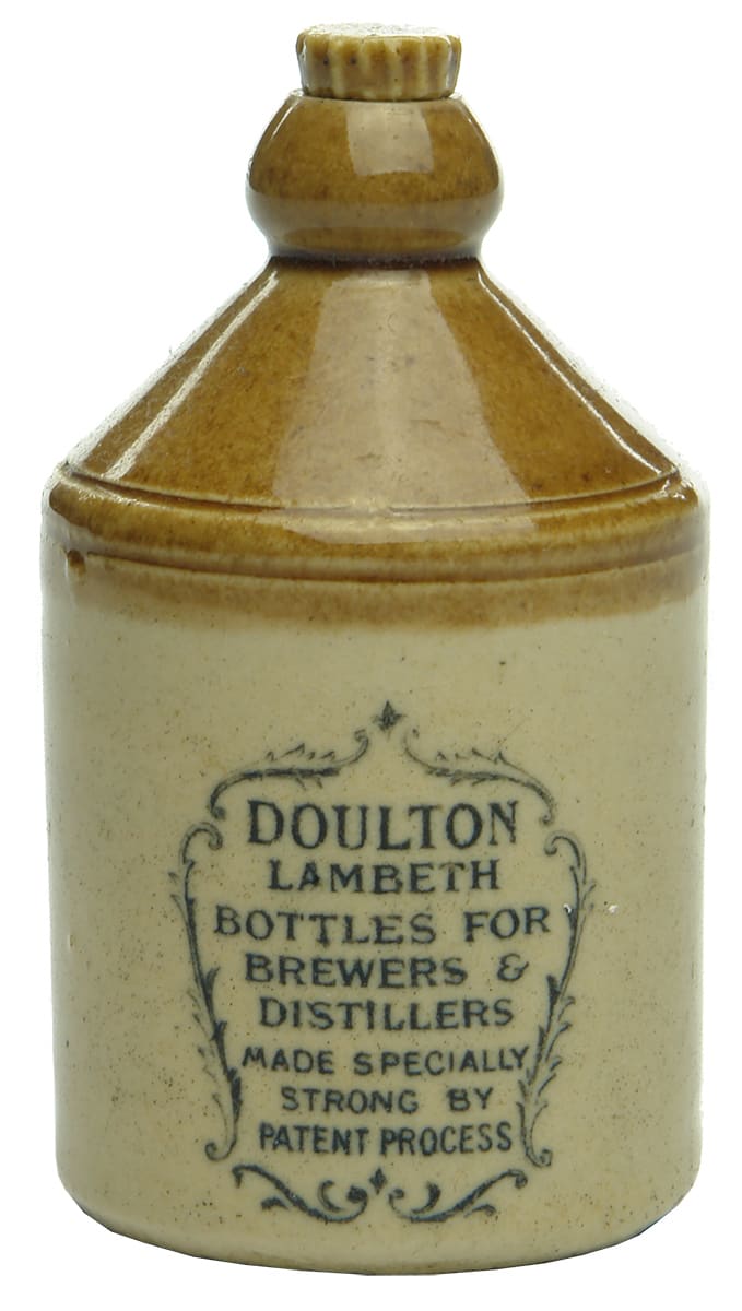 Doulton Lambeth Sample Stoneware Demijohn