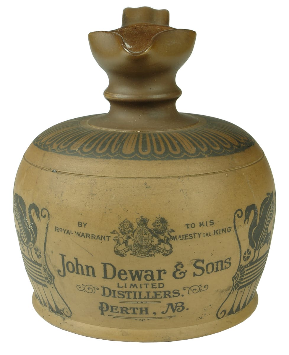 John Dewar Royal Doulton Silicon Ware Whisky Crock