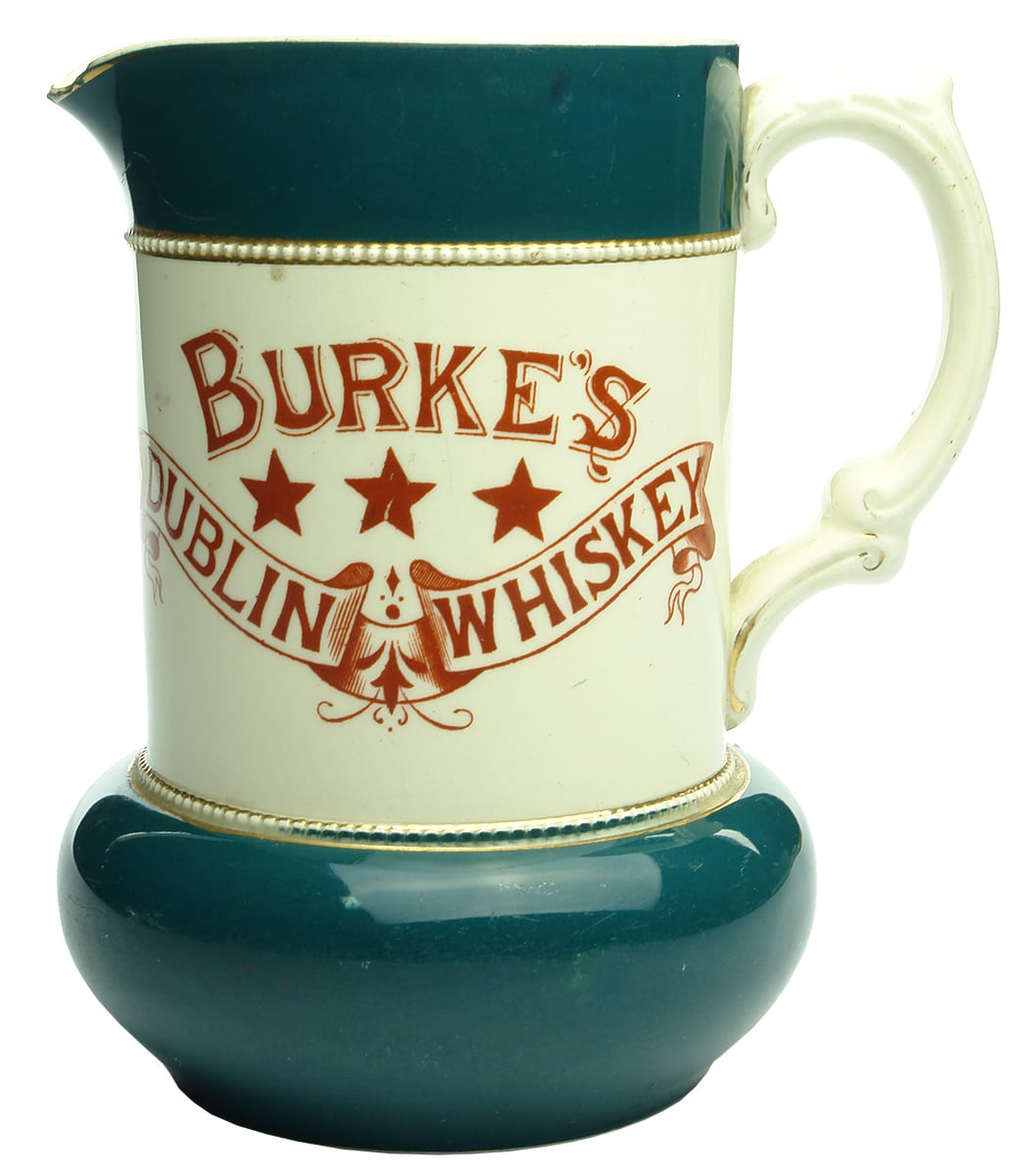 Burkes Dublin Whisky Water Jug