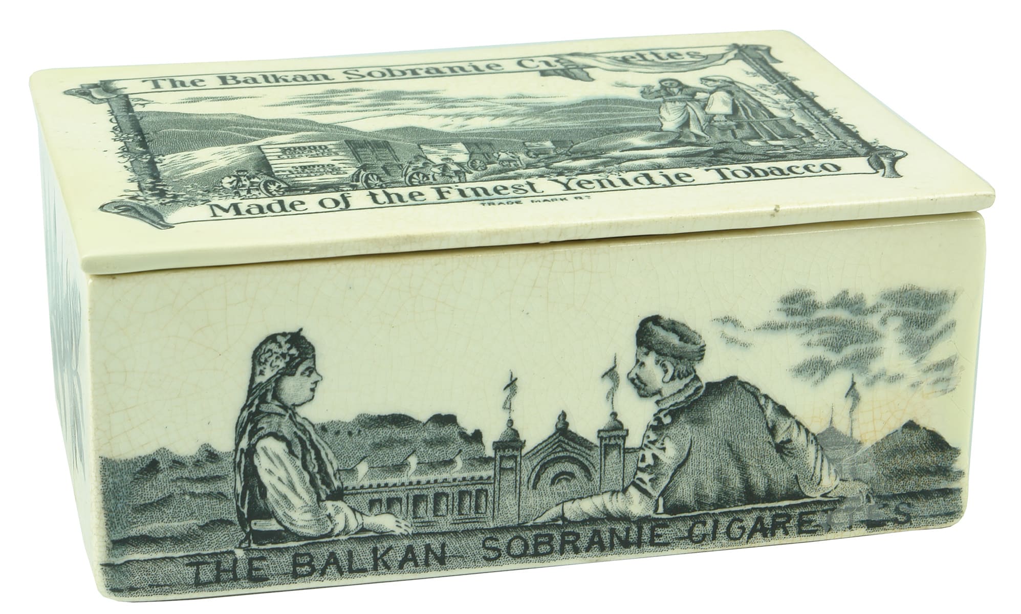 Balkan Sobranie Ceramic Cigarette Case