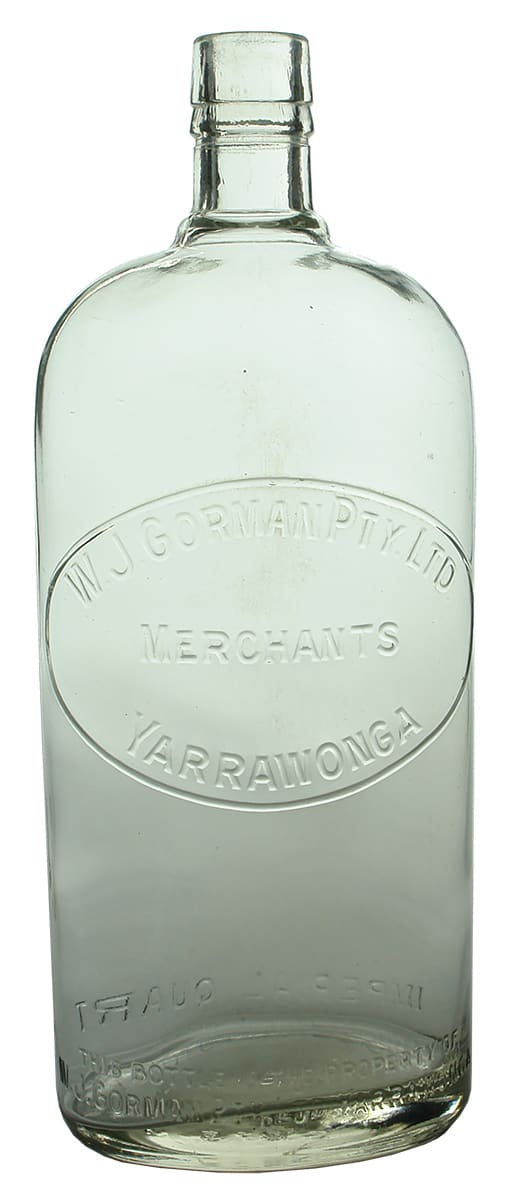 Gorman Yarrawonga Vintage Merchants Bottle