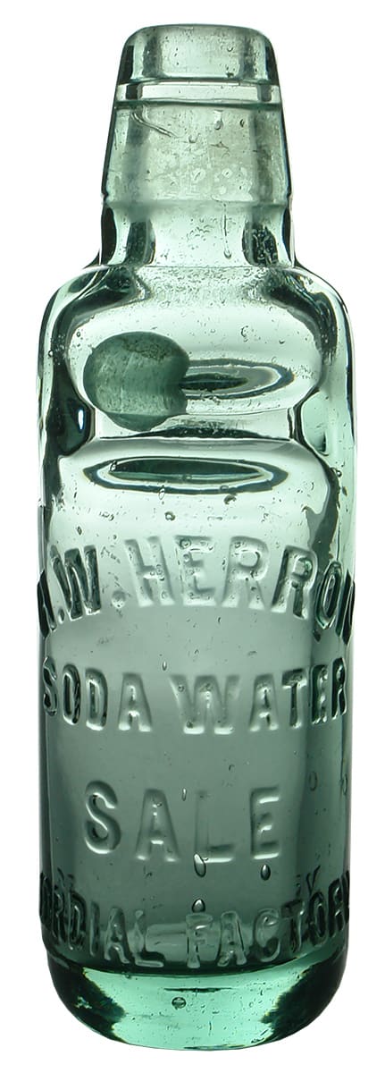 Herron Sale Soda Water Codd Bottle